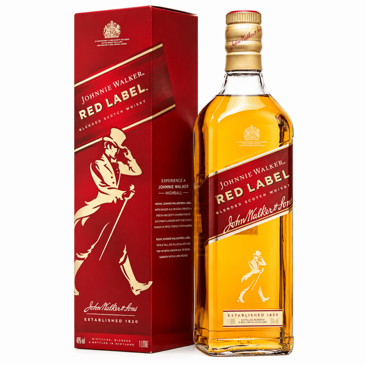 Rượu Johnnie Walker Red Label 1000ml