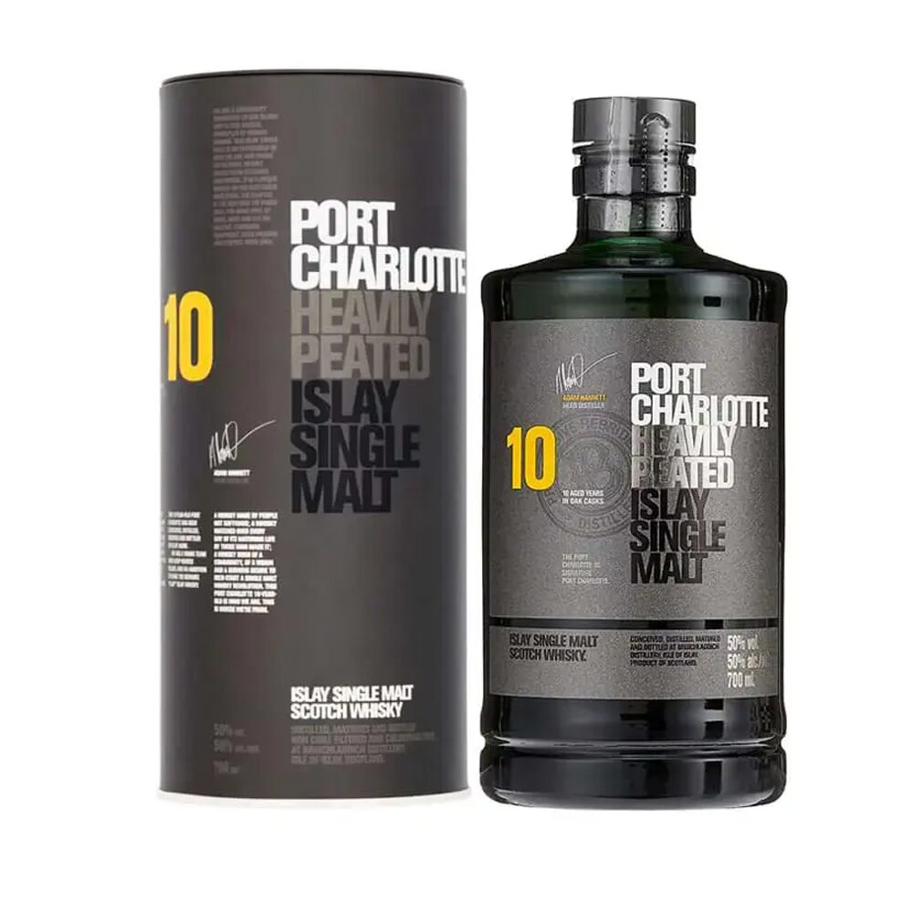 Rượu Port Charlotte 10 750ml whisky Islay khói 40 PPM