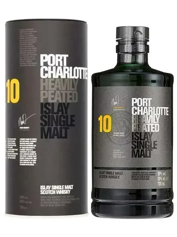 Rượu Port Charlotte 10 Year Old 750ml 8 Rượu Port Charlotte 10 750ml whisky Islay khói 40 PPM