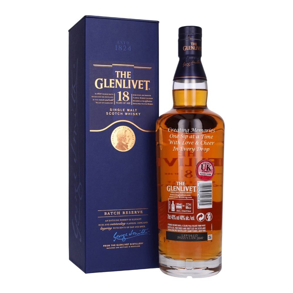Rượu The Glenlivet 18 Year Old 700ml